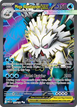 Mega Abomasnow ex card art