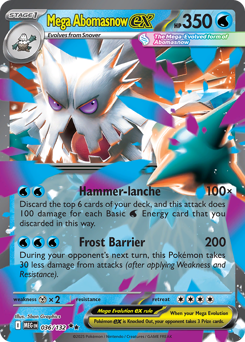 Mega Abomasnow ex card art