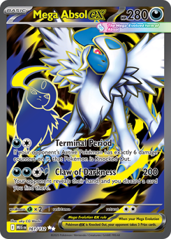 Mega Absol ex card art