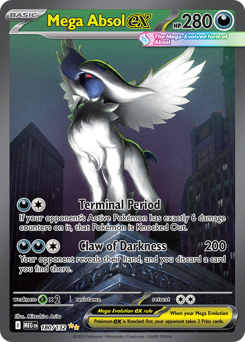 Mega Absol ex card art