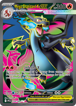 Mega Charizard X ex card art