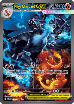 Mega Charizard X ex card art