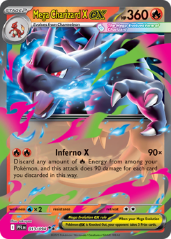 Mega Charizard X ex card art