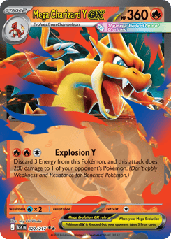 Mega Charizard Y ex card art