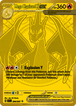 Mega Charizard Y ex card art