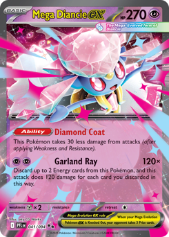 Mega Diancie ex card art