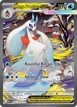 Mega Froslass ex card art