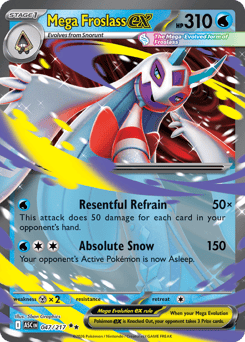 Mega Froslass ex card art