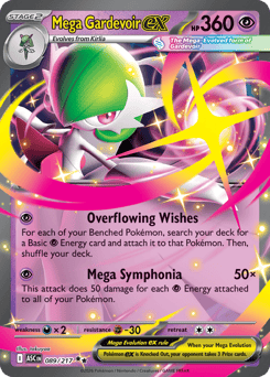 Mega Gardevoir ex card art