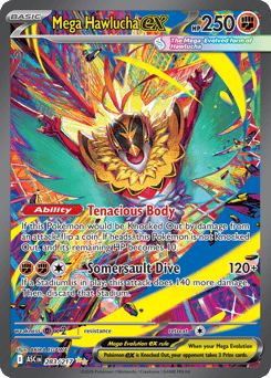 Mega Hawlucha ex card art