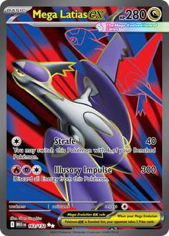 Mega Latias ex card art