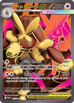 Mega Lopunny ex card art