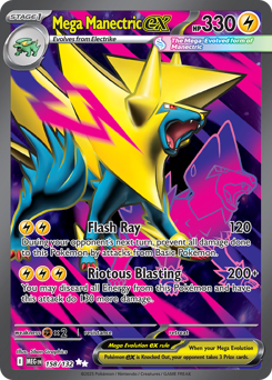 Mega Manectric ex card art