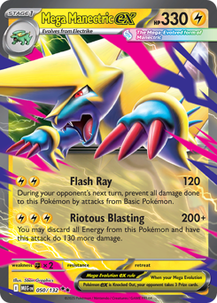 Mega Manectric ex card art