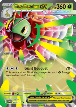 Mega Meganium ex card art