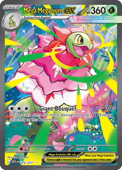 Mega Meganium ex card art