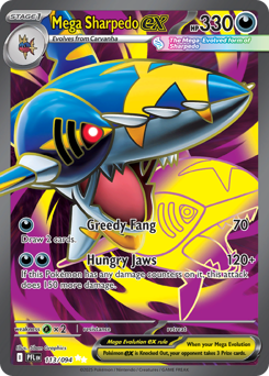 Mega Sharpedo ex card art