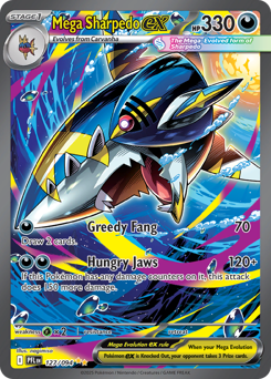 Mega Sharpedo ex card art