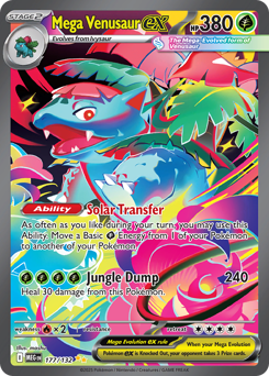 Mega Venusaur ex card art