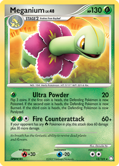 Meganium card art