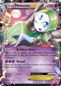 Meloetta-EX card art