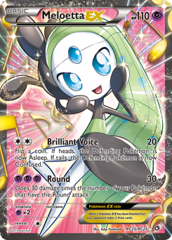 Meloetta-EX card art