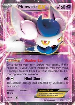 Meowstic-EX card art