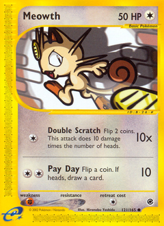 Meowth card art