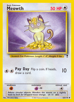 Meowth card art