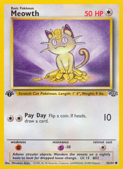 Meowth card art