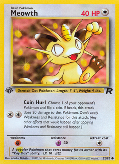 Meowth card art