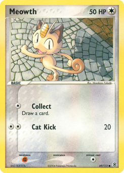 Meowth card art