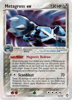 Metagross ex card art