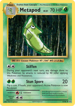Metapod card art
