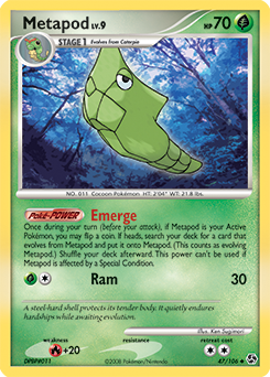 Metapod card art