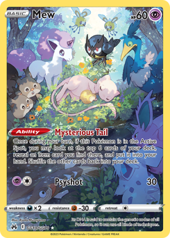 Mew card art