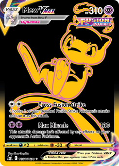 Mew VMAX card art