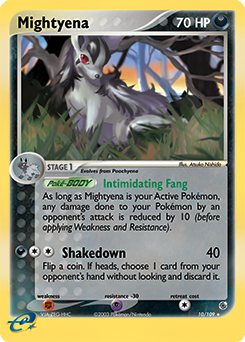 Mightyena card art