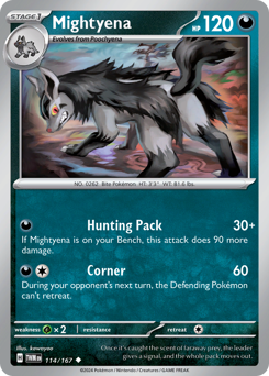 Mightyena card art