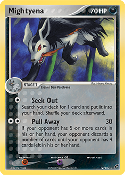 Mightyena card art
