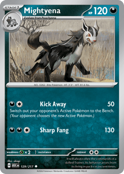 Mightyena card art