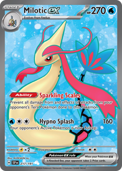 Milotic ex card art
