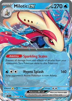 Milotic ex card art