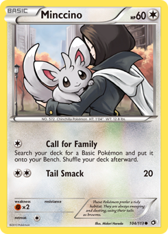 Minccino card art