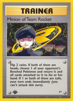 Minion of Team Rocket card art