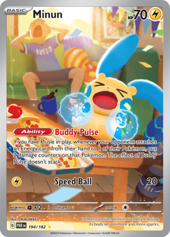 Minun card art