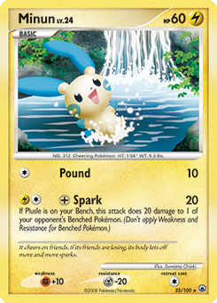 Minun card art