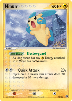 Minun card art