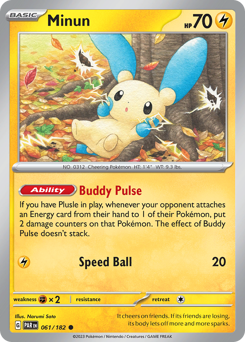 Minun card art