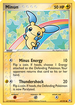 Minun card art